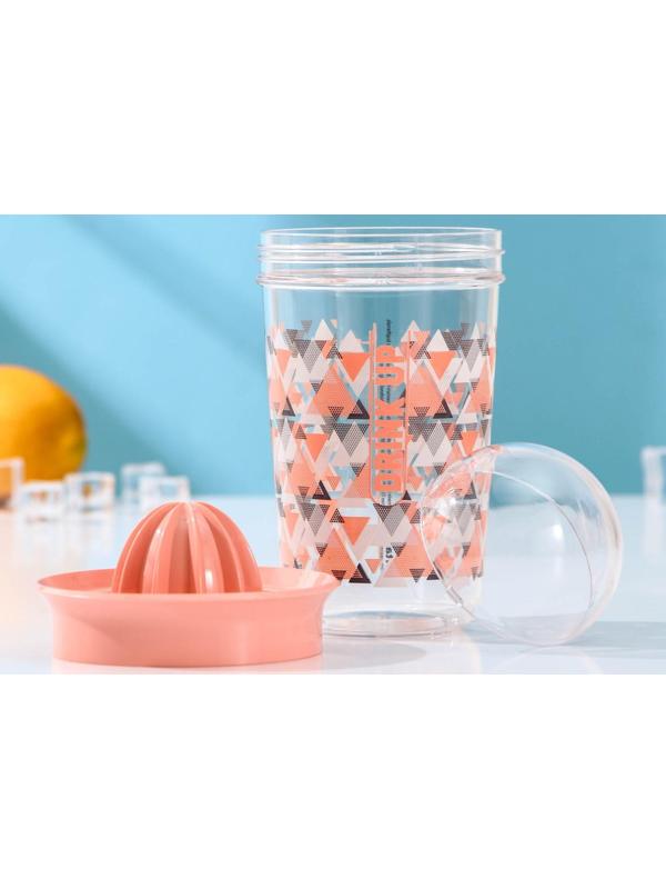 Соковыжималка для цитрусовых ручная «Сомбреро», 600 мл, 11×11×19 см, тритан, цвет МИКС