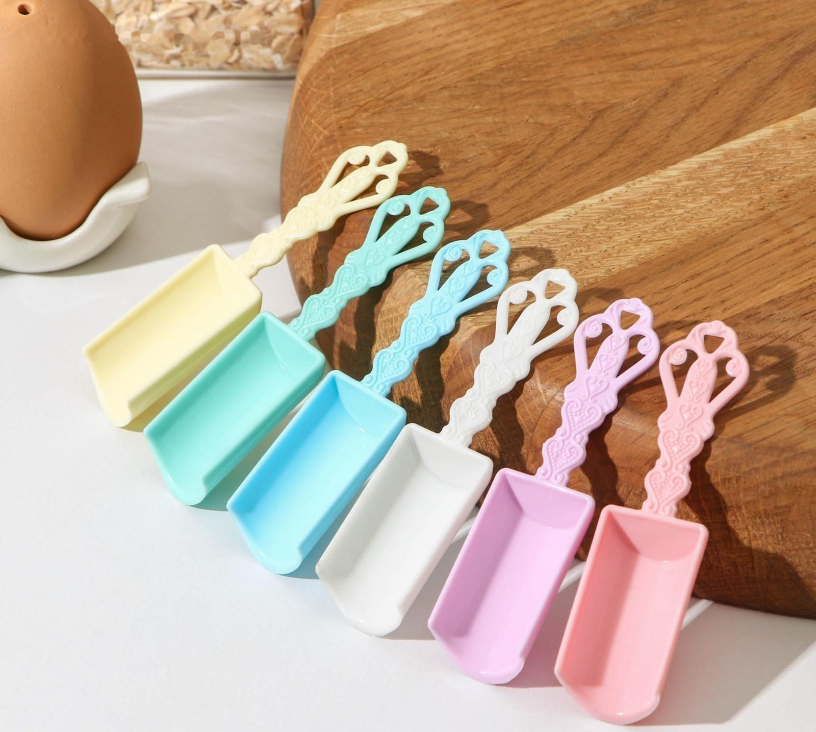 Набор совков «Мини», 6 шт, 9×2,5 см, цвет МИКС