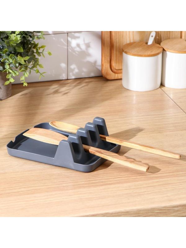 Подставка для крышек и кухонных принадлежностей, 14×18×5 см, цвет МИКС