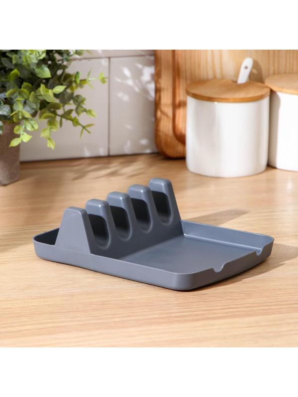 Подставка для крышек и кухонных принадлежностей, 14×18×5 см, цвет МИКС