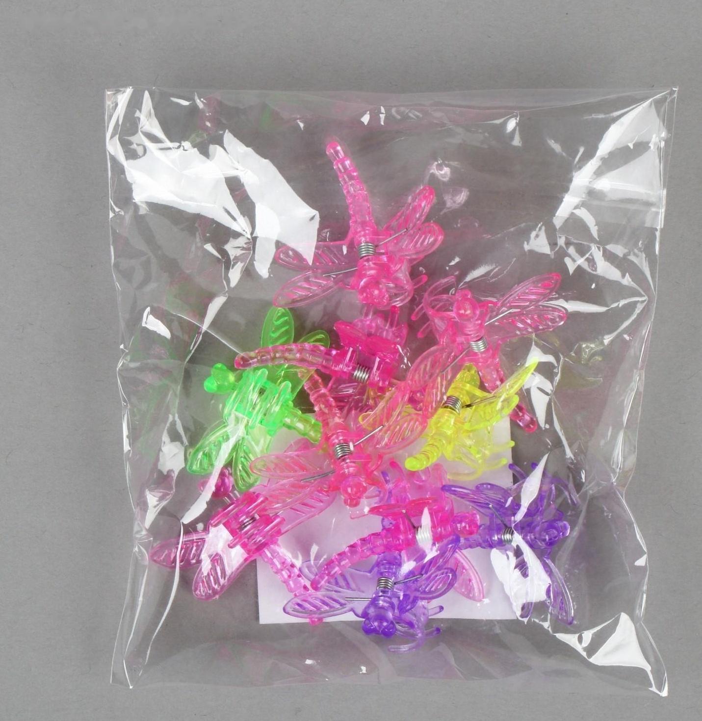 Клипса для растений «Стрекоза», набор 10 шт., МИКС