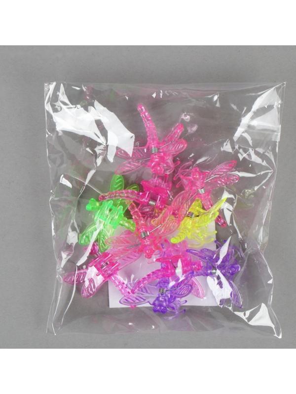 Клипса для растений «Стрекоза», набор 10 шт., МИКС