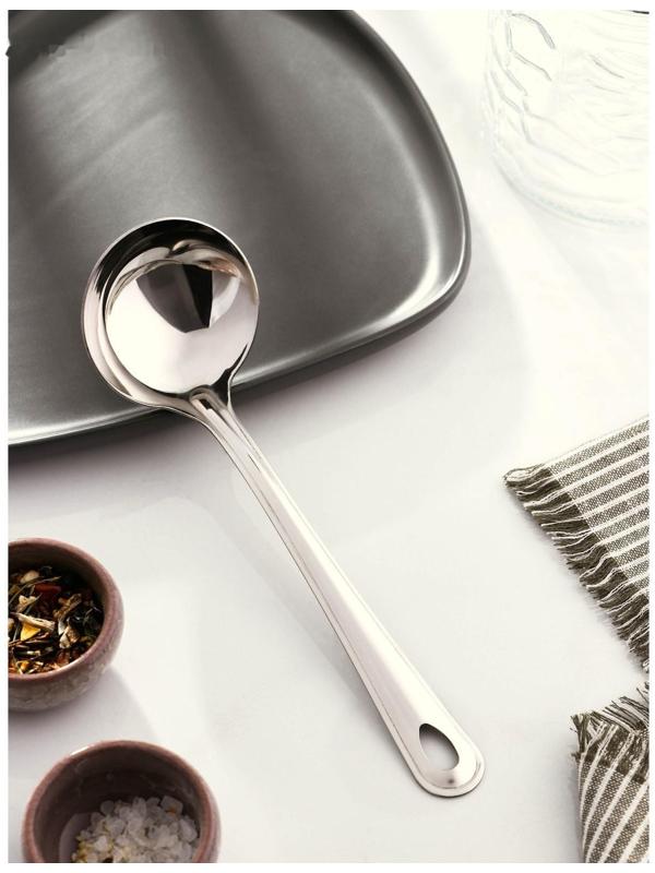 Половник из нержавеющей стали Доляна «Виктория», 35 мл, 22×6,5 см