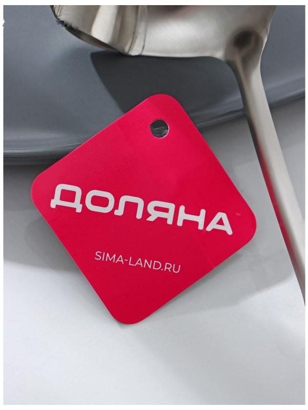 Половник из нержавеющей стали Доляна Bend, 30×9 см, цвет серебряный