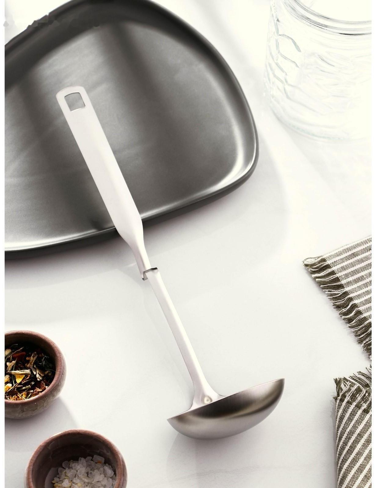 Половник из нержавеющей стали Доляна Bend, 60 мл, 29,5×8 см, цвет серебряный