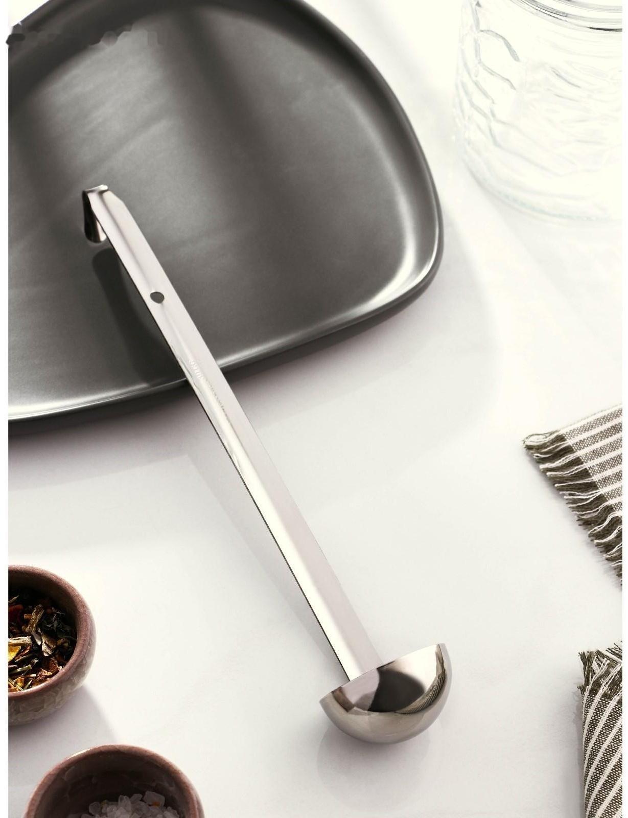 Половник из нержавеющей стали Доляна Everyday, 30 мл, 27×5 см, цвет серебряный