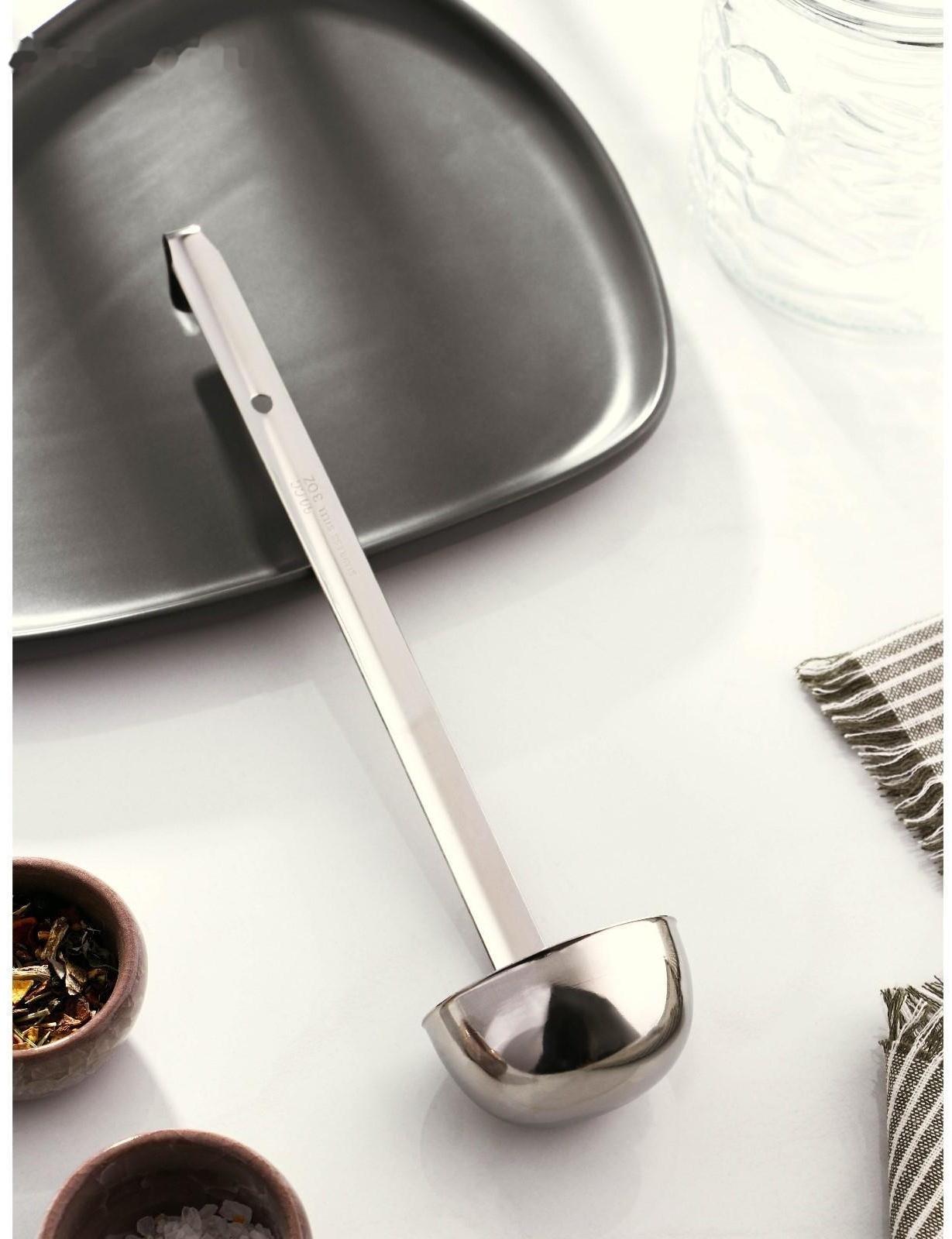 Половник из нержавеющей стали Доляна Everyday, 90 мл, 28×6,5 см, цвет серебряный