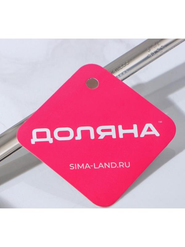 Половник из нержавеющей стали Доляна Everyday, 90 мл, 28×6,5 см, цвет серебряный