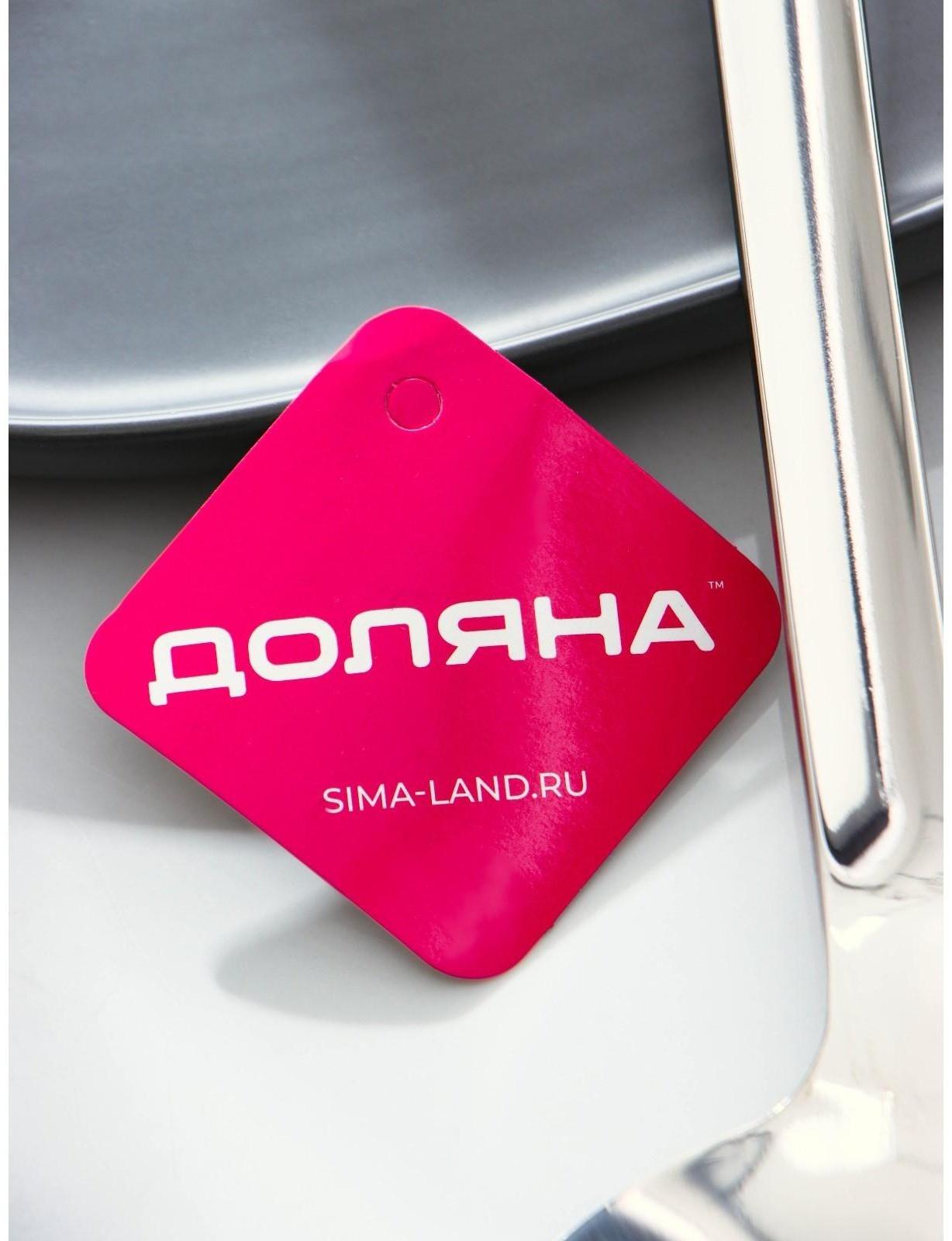 Шумовка из нержавеющей стали Доляна Everyday, 49×12, толщина 3 мм, цвет серебряный