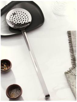 Шумовка из нержавеющей стали Доляна Everyday, 49×12, толщина 3 мм, цвет серебряный