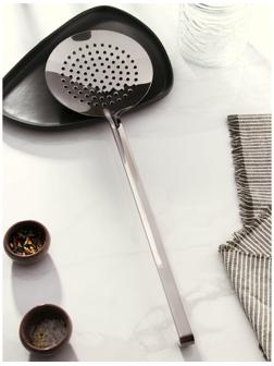 Шумовка из нержавеющей стали Доляна Everyday, 53,5×16, толщина 3 мм, цвет серебряный