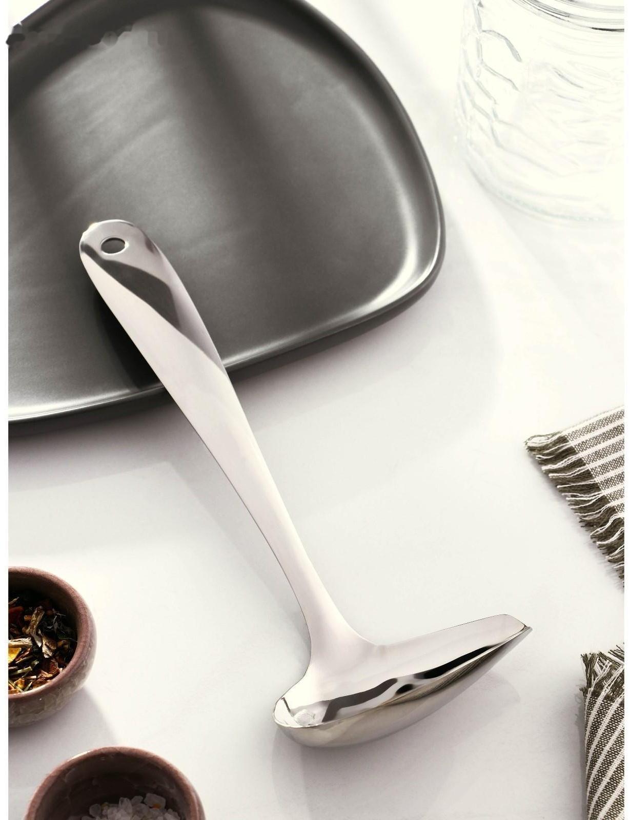Ложка для соуса из нержавеющей стали Доляна Everyday, 50 мл, 26,5×10 см, толщина 3 мм, цвет серебряный