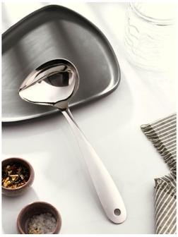 Ложка для соуса из нержавеющей стали Доляна Everyday, 50 мл, 26,5×10 см, толщина 3 мм, цвет серебряный
