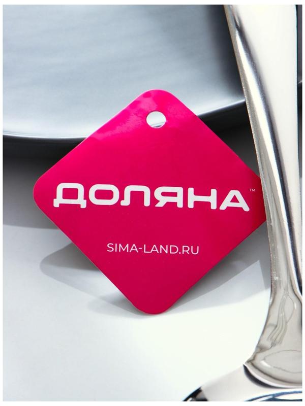 Лопатка из нержавеющей стали Доляна Everyday, 34×8,5 см, толщина 3 мм, цвет серебряный