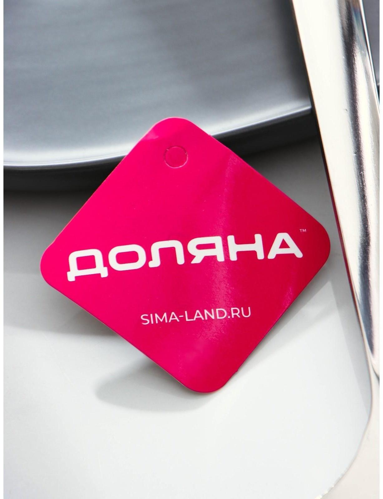 Ложка гарнирная из нержавеющей стали Доляна Everyday, 37×9,5 см, толщина 3 мм, цвет серебряный