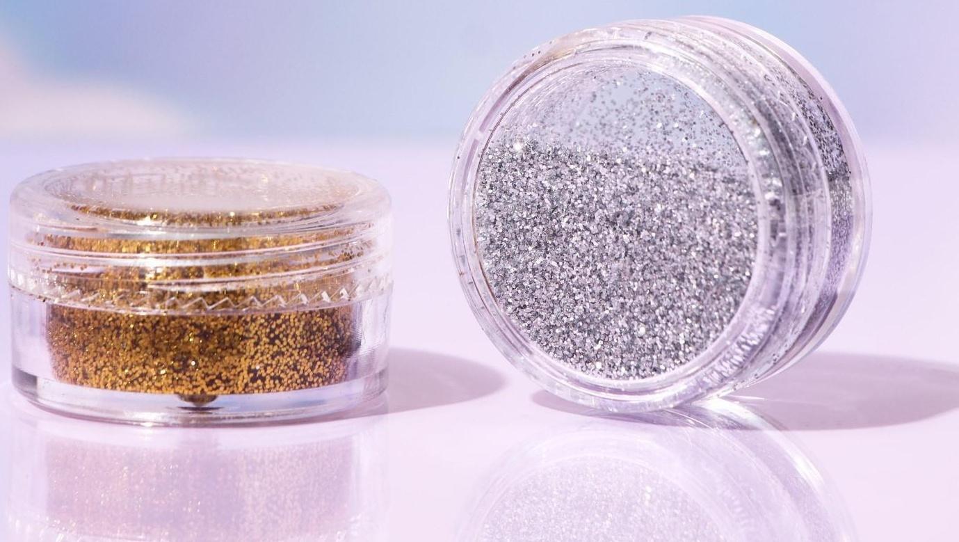 Косметический глиттер в баночке «Золото и серебро» набор, 2шт. по 5 г