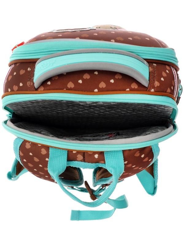 Рюкзак каркасный 35 х 26 х 14 см, наполнение: мешок, пенал, Across