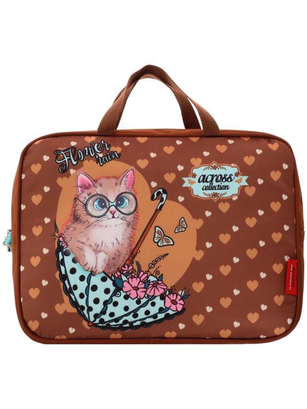 Рюкзак каркасный 35 х 26 х 14 см, наполнение: мешок, пенал, Across