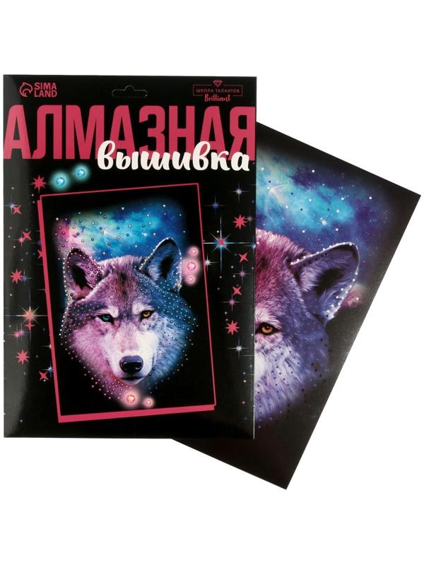 Алмазная мозаика «Взгляд волка»