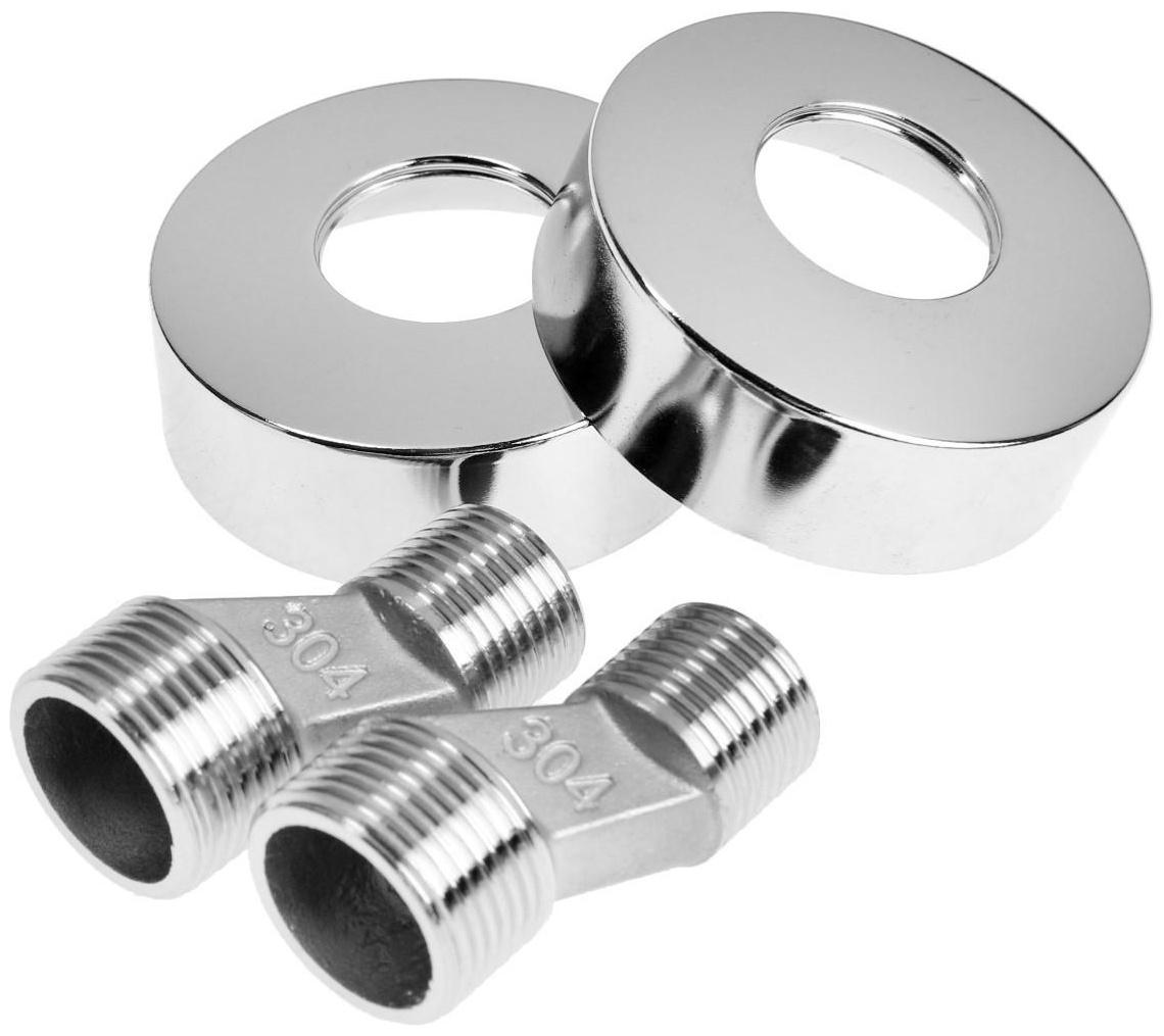 Душевая система ZEIN ZS-1, смеситель, тропическая и ручная лейка 3 режима, латунь, хром