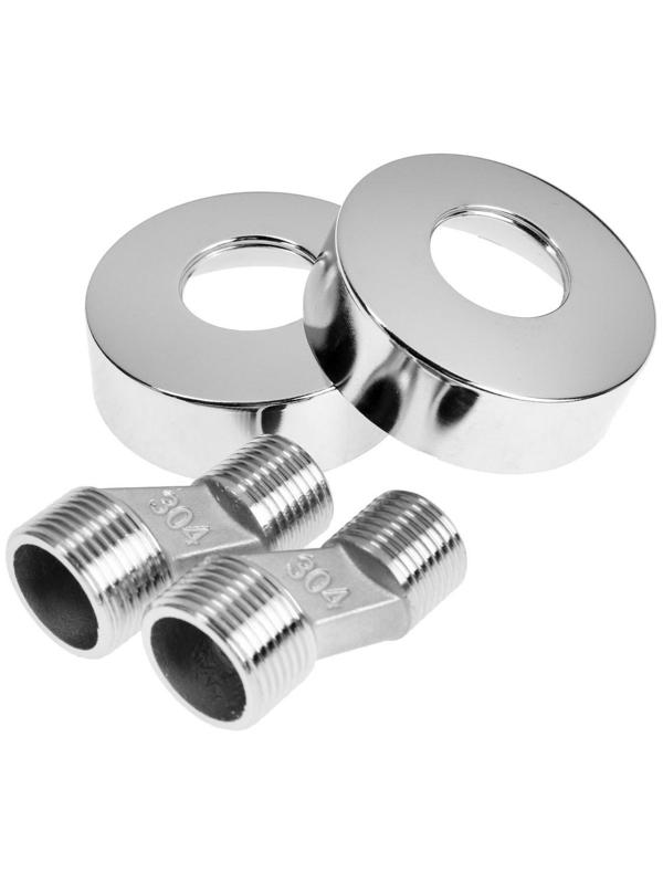 Душевая система ZEIN ZS-1, смеситель, тропическая и ручная лейка 3 режима, латунь, хром