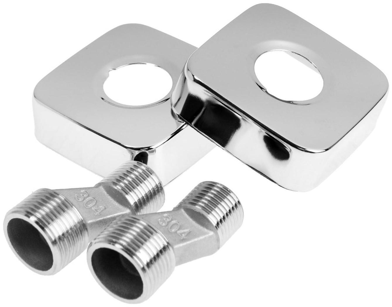 Душевая система ZEIN ZS-4, смеситель, тропическая и ручная лейка, латунь, хром