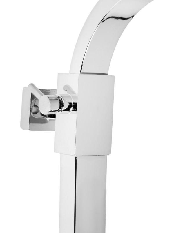 Душевая система ZEIN ZS-4, смеситель, тропическая и ручная лейка, латунь, хром