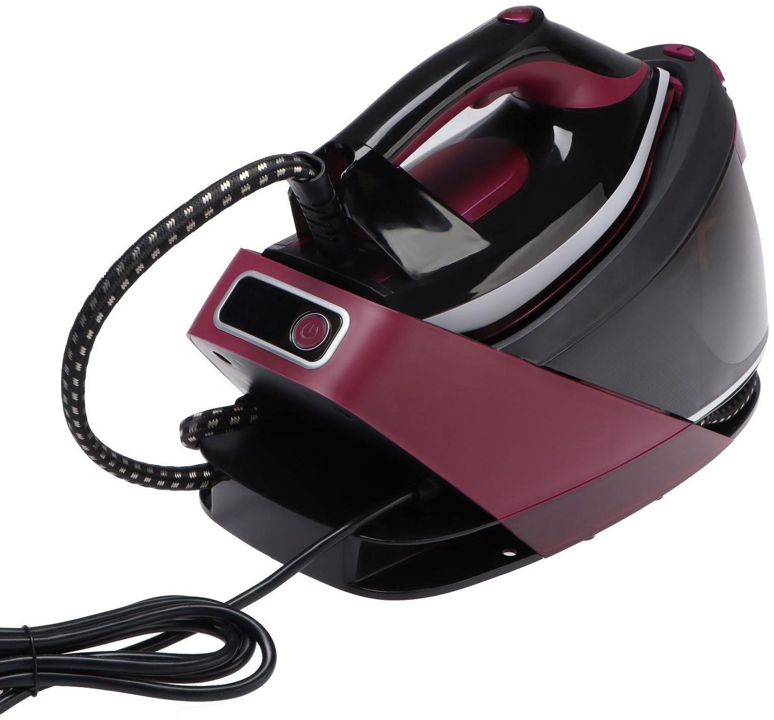 Парогенератор Centek CT-2301, 3200 Вт, керамическая подошва, 65 г/мин, 1.5 л, бордовый