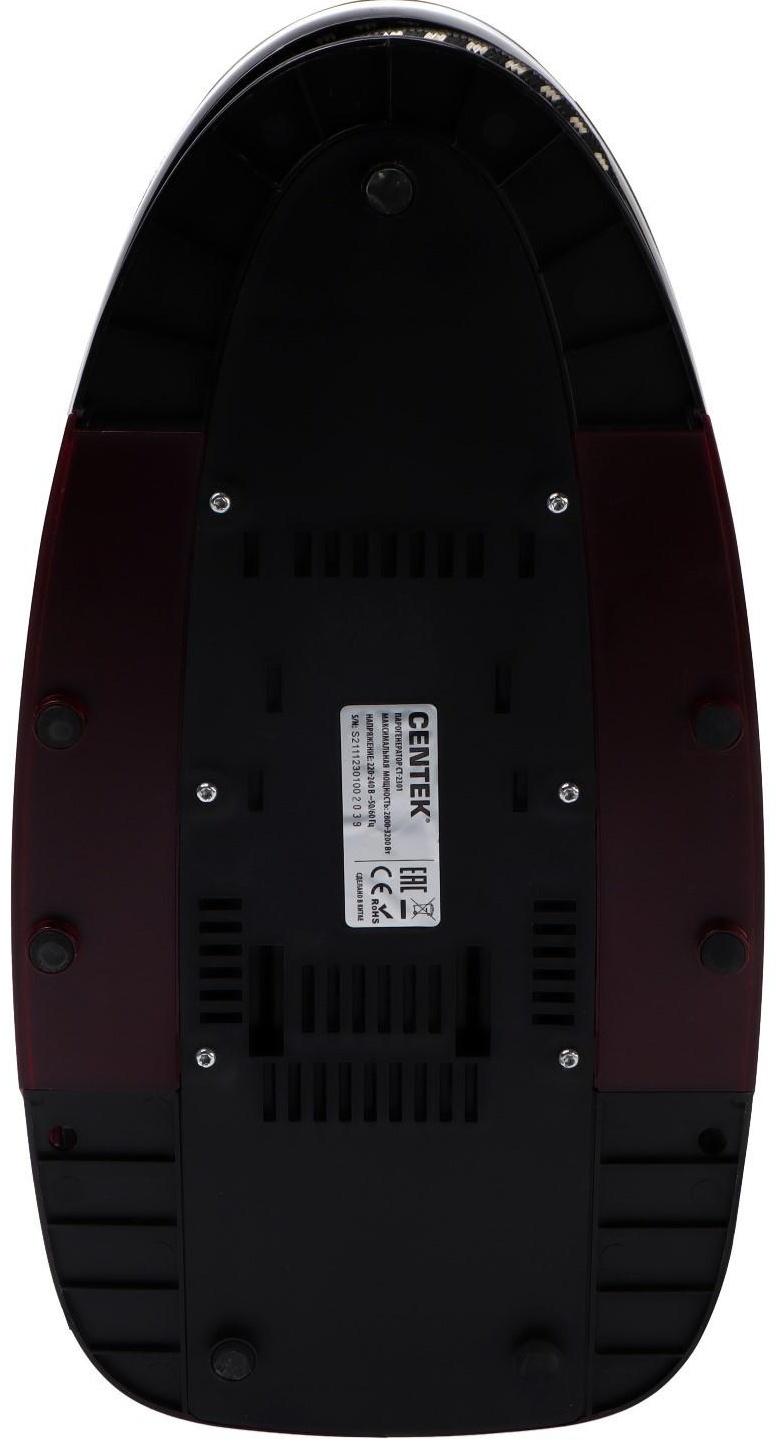 Парогенератор Centek CT-2301, 3200 Вт, керамическая подошва, 65 г/мин, 1.5 л, бордовый