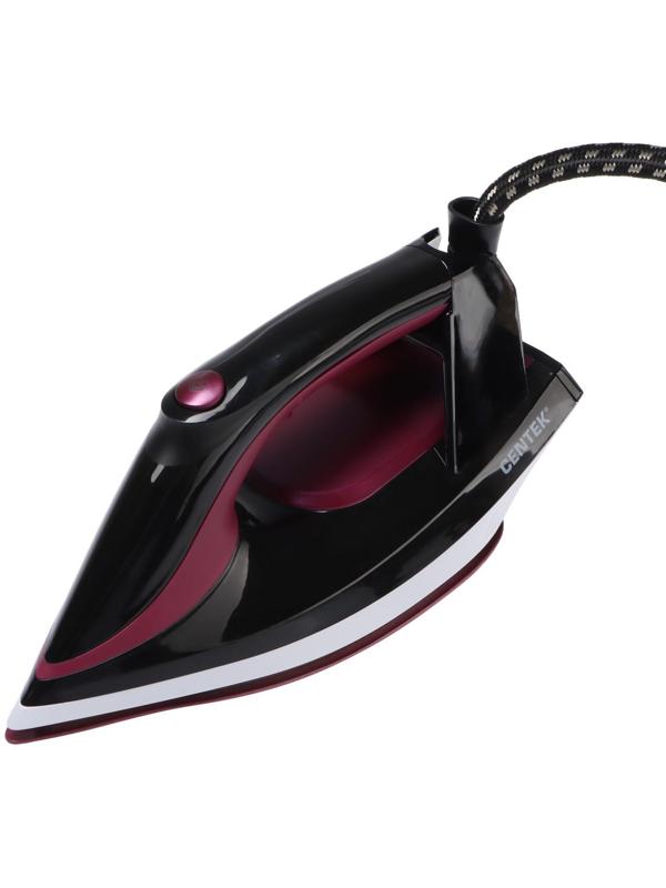 Парогенератор Centek CT-2301, 3200 Вт, керамическая подошва, 65 г/мин, 1.5 л, бордовый