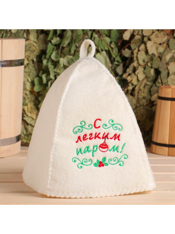 Набор для бани 3в1 (шапка 