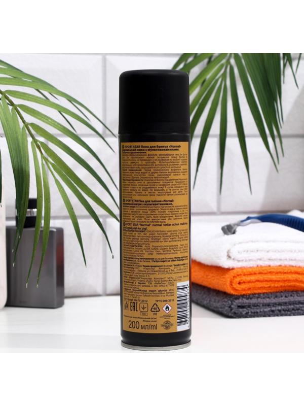 Пена для бритья Sport Star Normal, для нормальной кожи, 200 мл