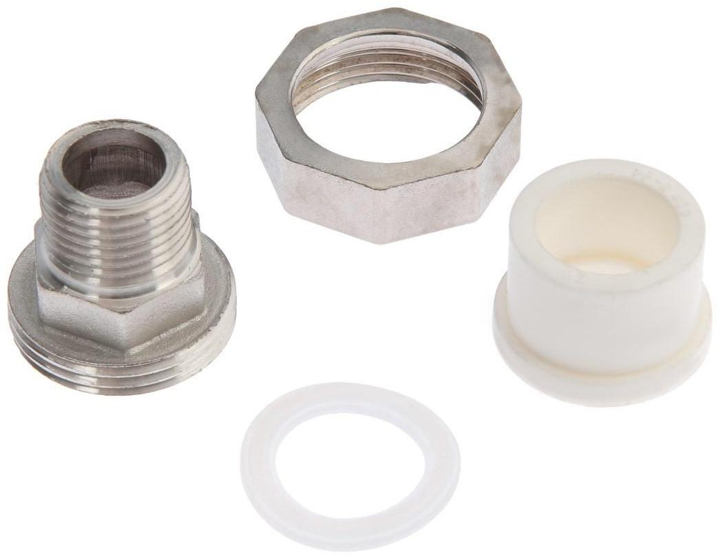 Муфта комбинированная ZEIN, полипропиленовая, американка, наружная резьба, d=20 мм х 1/2