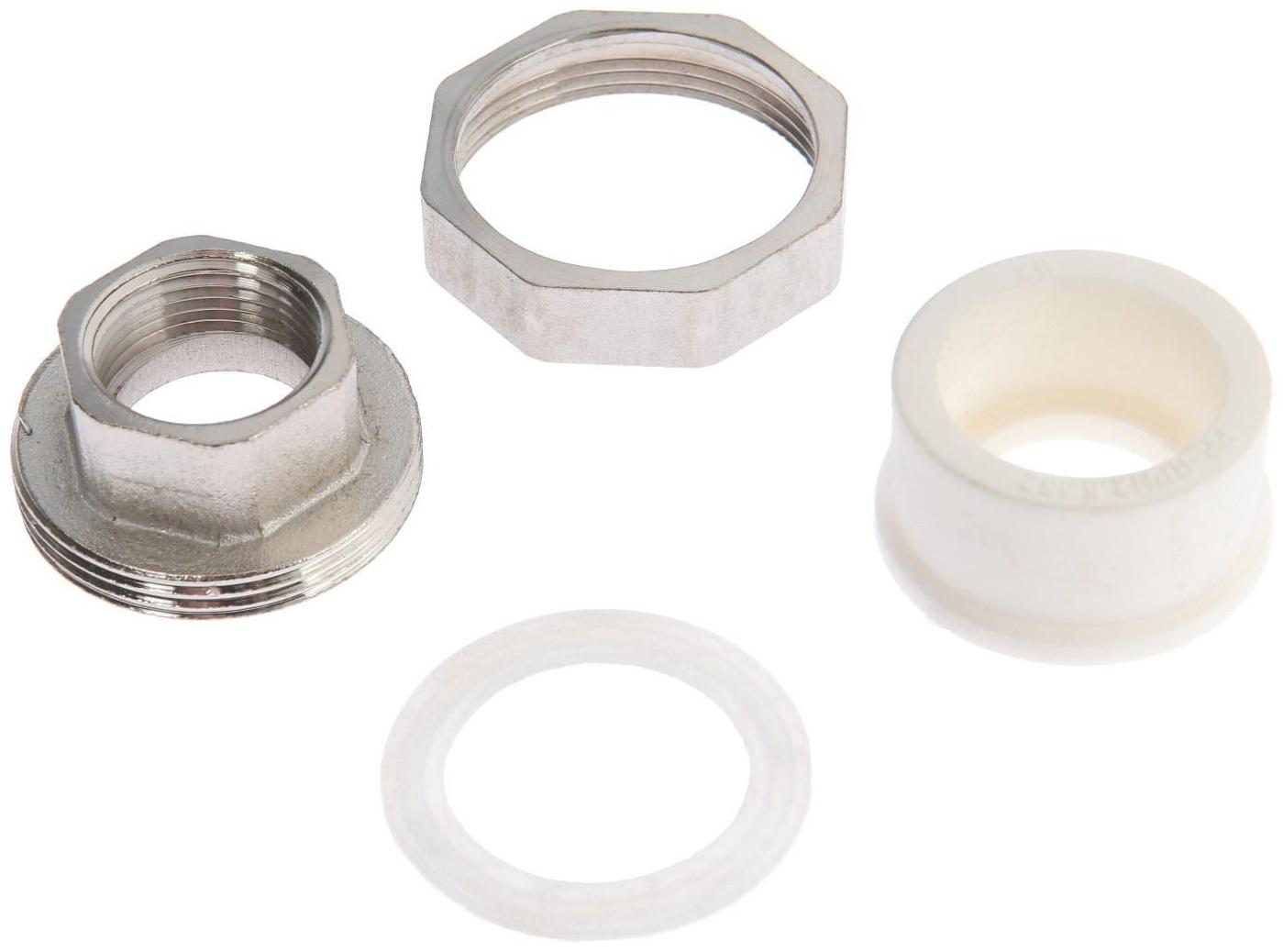 Муфта комбинированная ZEIN, полипропиленовая, американка, внутренняя резьба, d=32 мм х 3/4