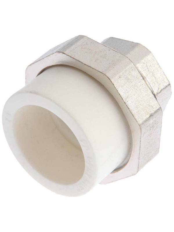 Муфта комбинированная ZEIN, полипропиленовая, американка, внутренняя резьба, d=32 мм х 3/4