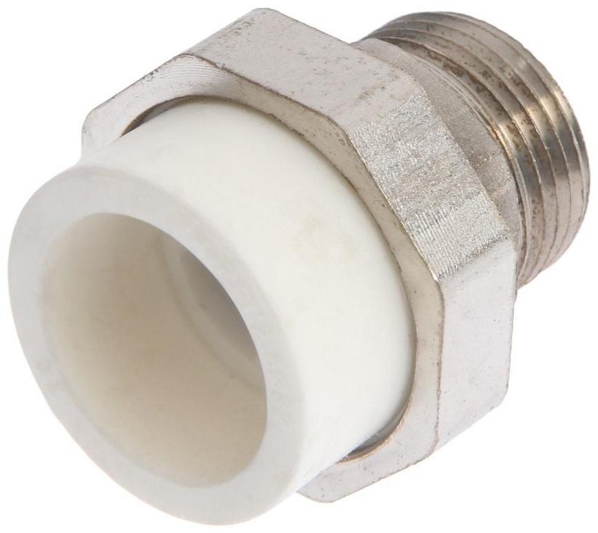 Муфта комбинированная ZEIN, полипропиленовая, американка, наружная резьба, d=32 мм х 1
