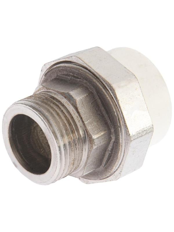 Муфта комбинированная ZEIN, полипропиленовая, американка, наружная резьба, d=32 мм х 1