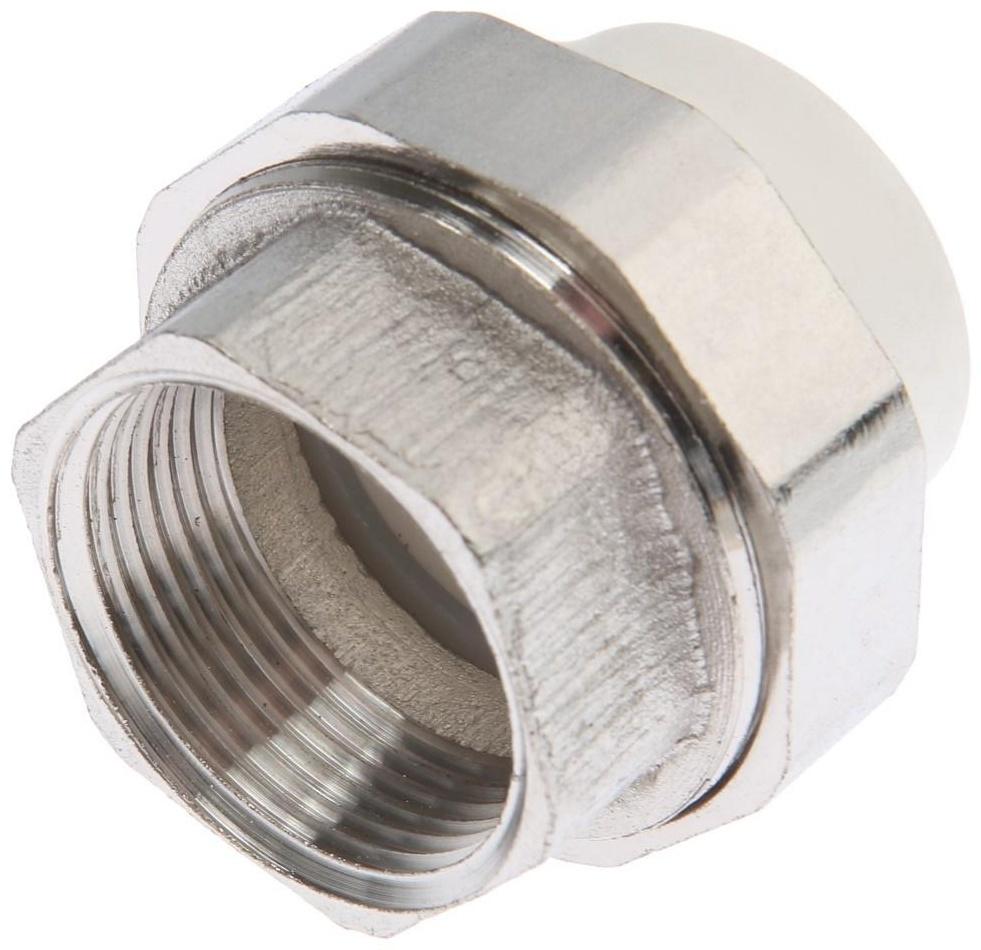 Муфта комбинированная ZEIN, полипропилен, американка, внутренняя резьба, d=32 мм х 1 1/4