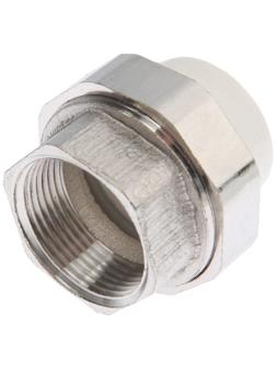 Муфта комбинированная ZEIN, полипропилен, американка, внутренняя резьба, d=32 мм х 1 1/4