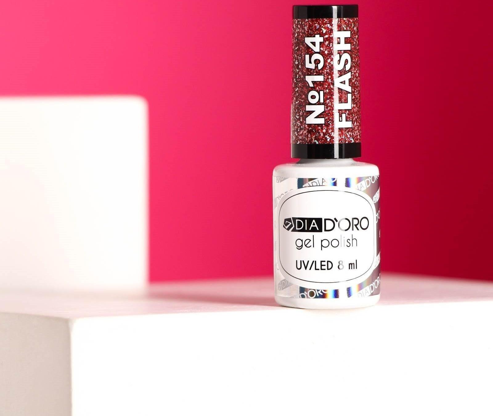 Гель-лак DIA D`ORO Classics Professional - FLASH Светоотражающий №154 , 8 мл