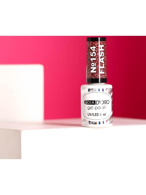 Гель-лак DIA D`ORO Classics Professional - FLASH Светоотражающий №154 , 8 мл