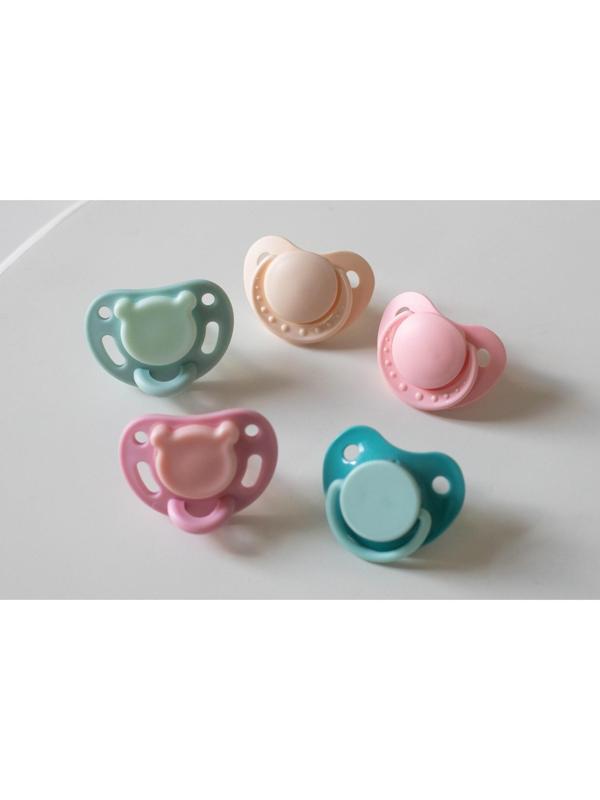 Пустышка ортодонтическая, силикон, от 0 - 3 мес., цвет розовый
