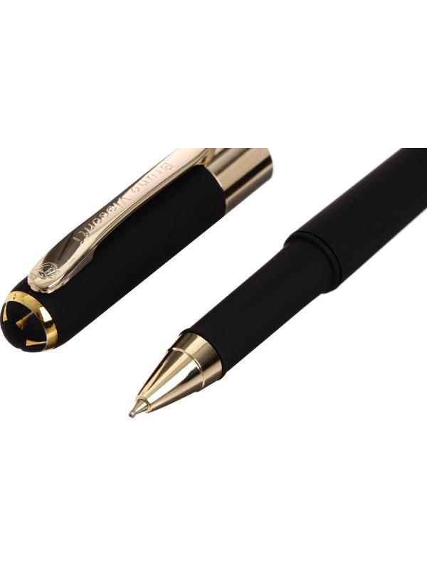 Ручка шариковая BrunoVisconti. Monaco, узел 0.5 мм, стержень синий, корпус чёрный