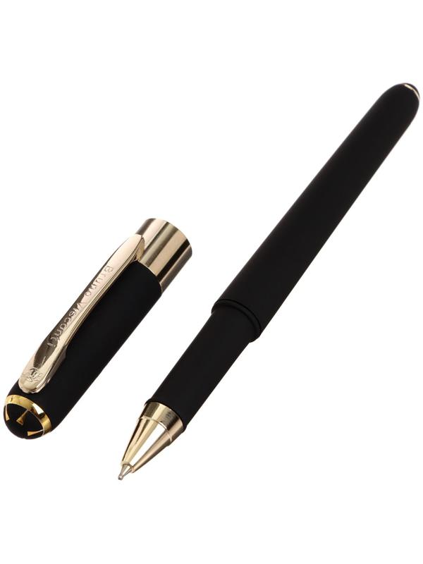 Ручка шариковая BrunoVisconti. Monaco, узел 0.5 мм, стержень синий, корпус чёрный