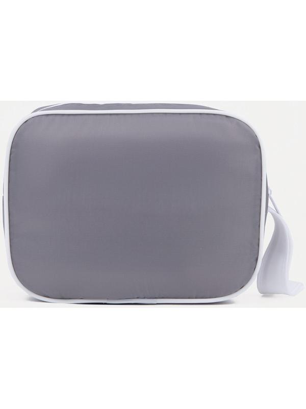 Косметичка на молнии, цвет серый