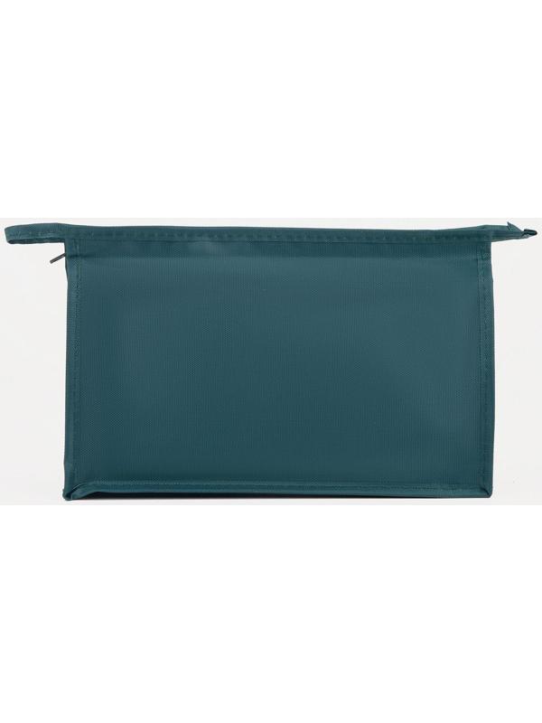 Косметичка на молнии, цвет зелёный