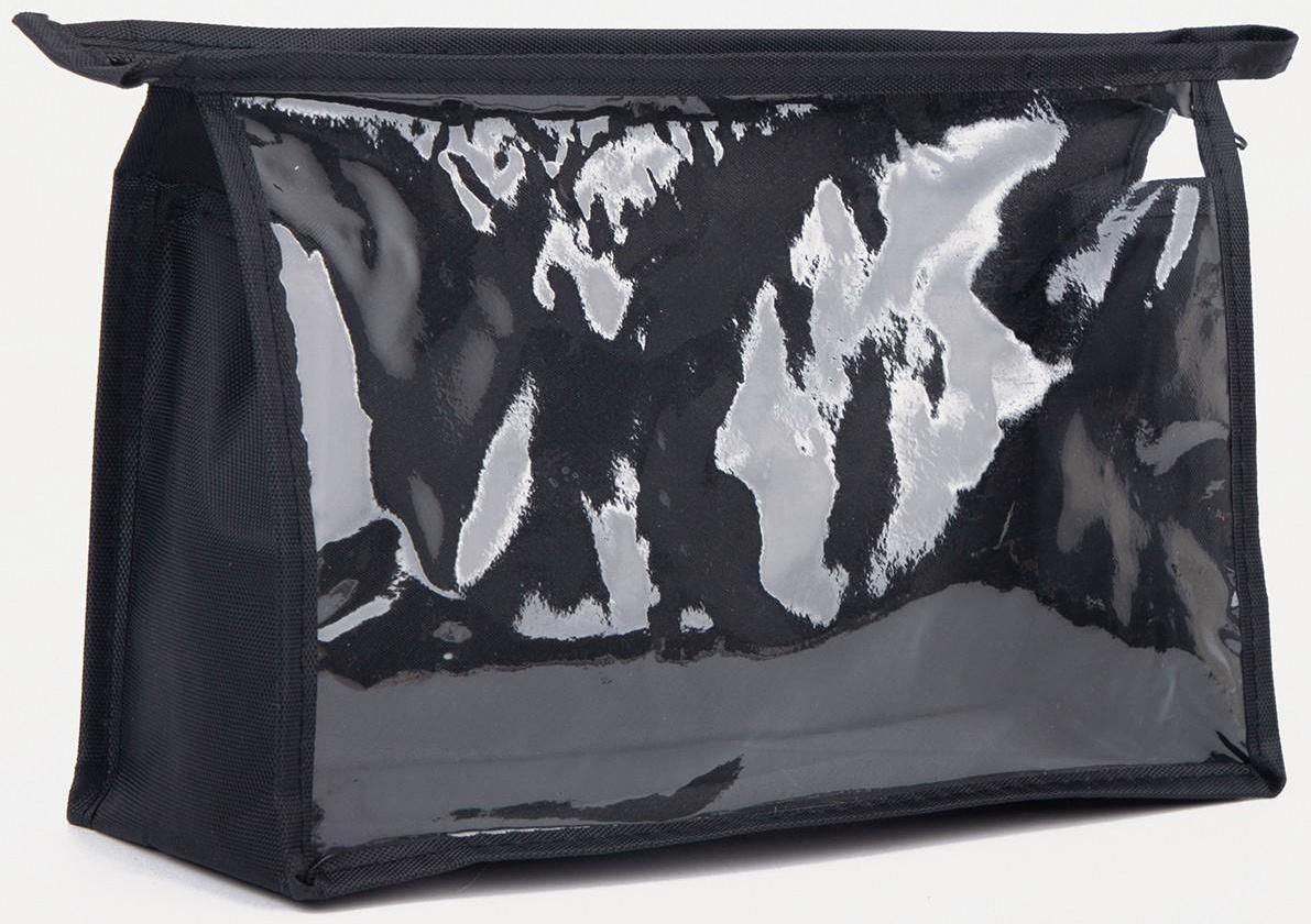 Косметичка на молнии, цвет чёрный