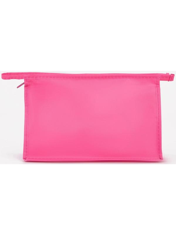 Косметичка на молнии, цвет розовый