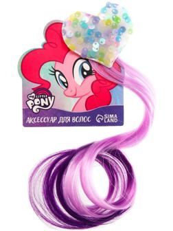 Прядь для волос на заколке 