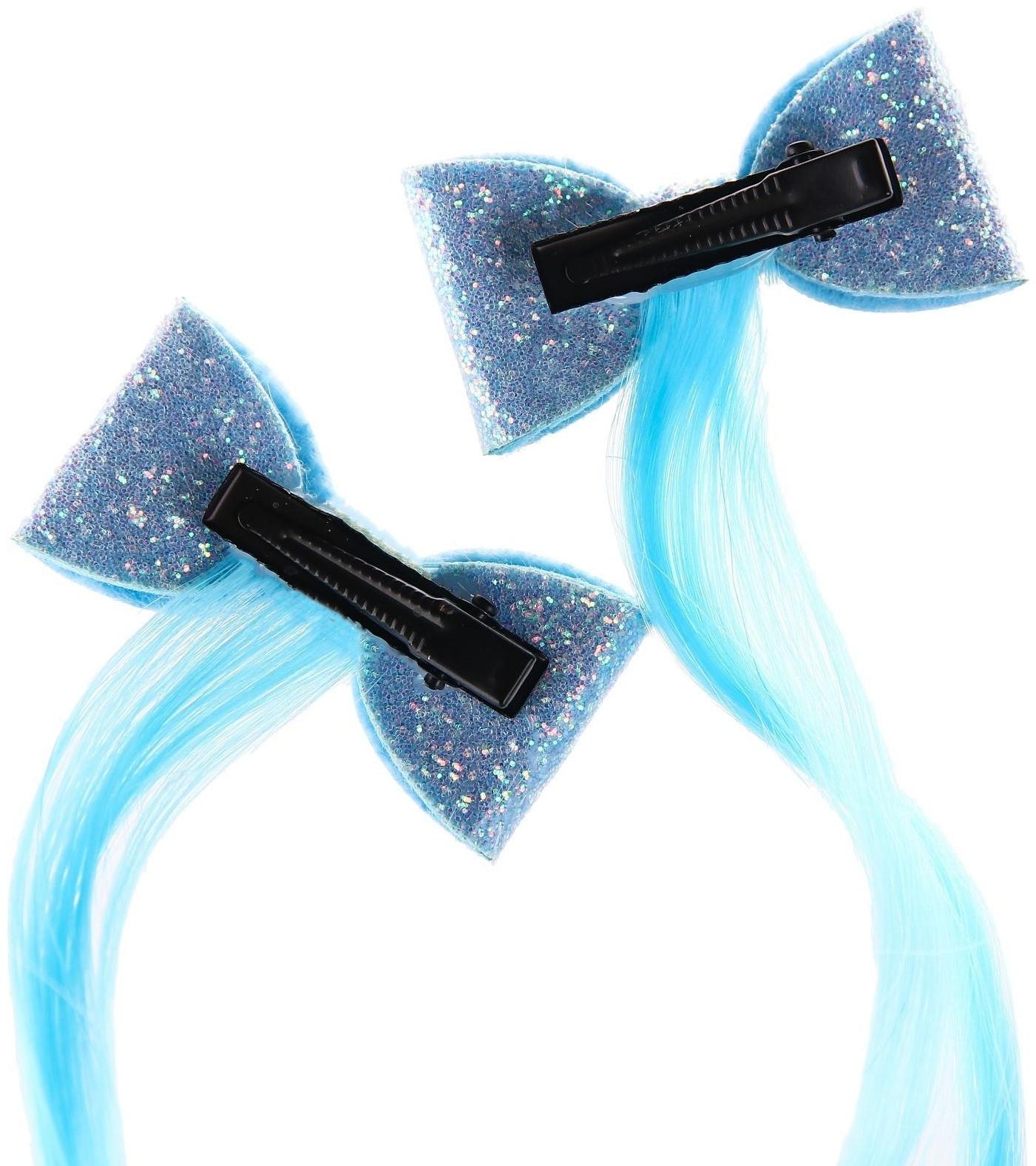 Набор прядей для волос на заколке 